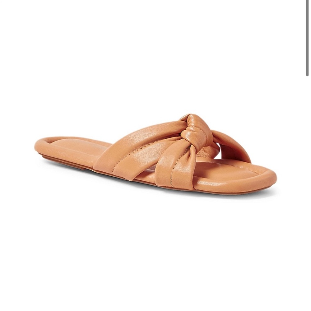 New Loeffler Randall puffy leather slides